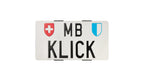MB KLICK 2.0 Kennzeichenhalter, Hochformat