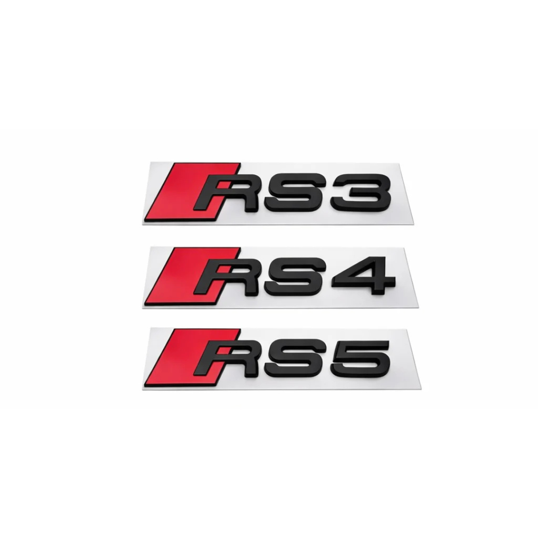 AUTOCOLLANT | RS 3 / RS 4 / RS 5 | NOIR
