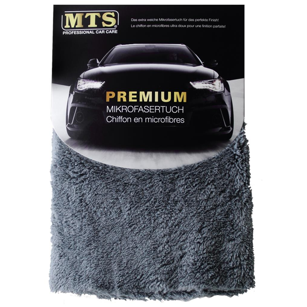 MTS Premium Mikrofasertuch, Grau, 40 x 40 cm (Artikel-Nr.: G 3000)