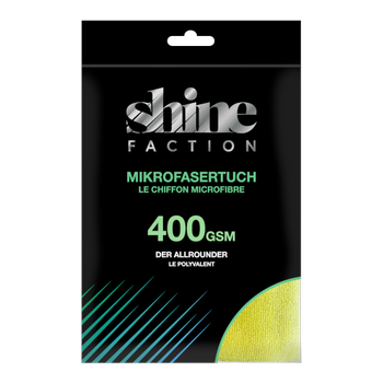 Shine Faction Panno in microfibra, Giallo, 40 x 40 cm, 1 pz.