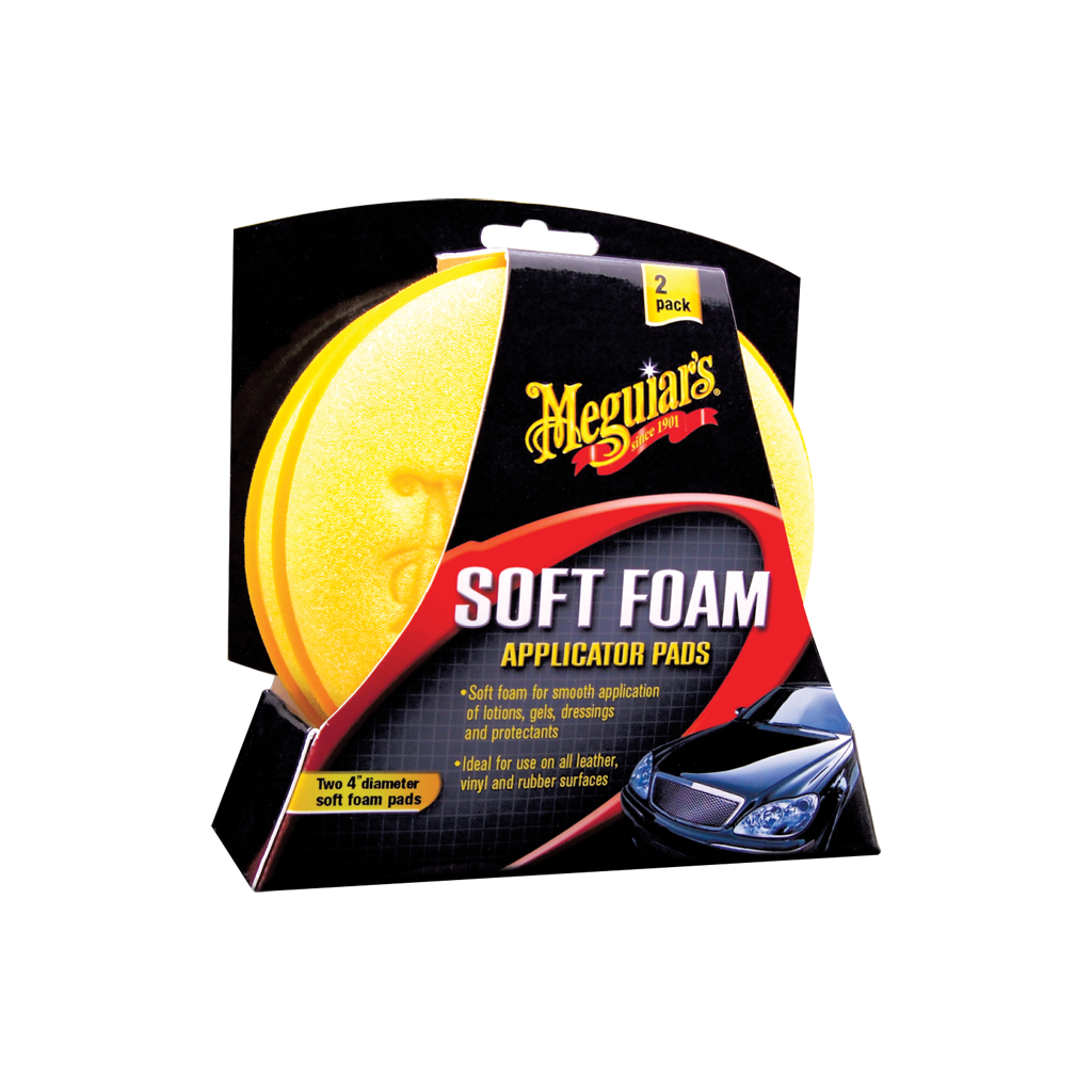 Meguiar's Soft Foam Applicator Pads, 2 Stück (Artikel-Nr.: X-3070)