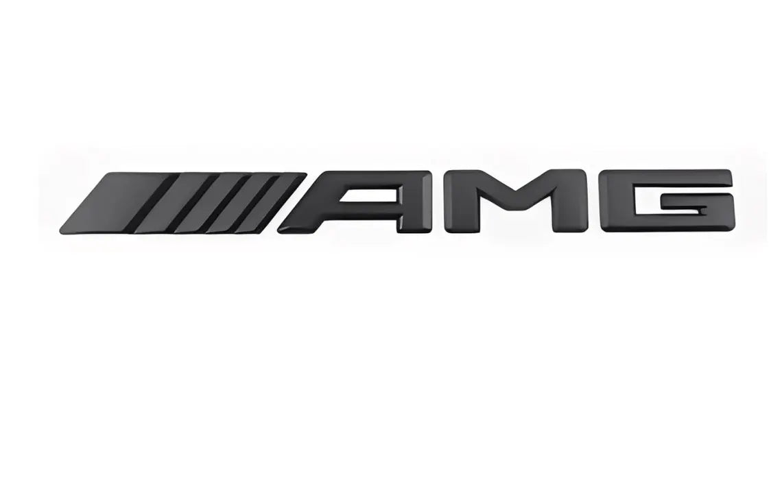 Autocollant logo AMG noir