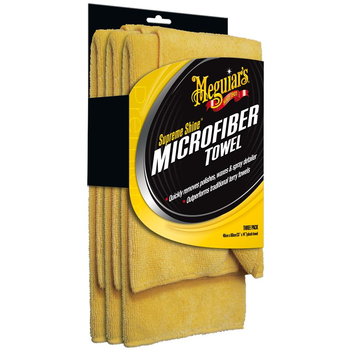 Meguiar's Supreme Shine Microfiber - Enthält 3 Stk. (Artikel-Nr.: W 0002)