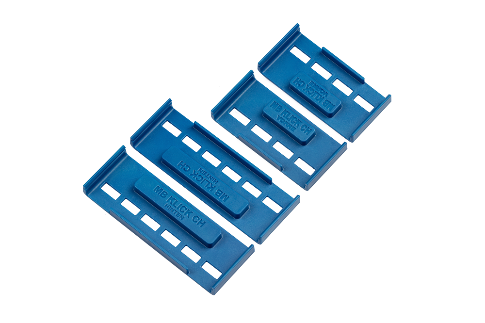 MB KLICK 2.0 Kennzeichenhalter, blue